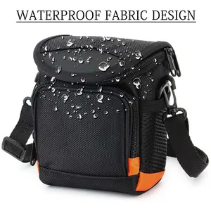 Camera Backpack Nylon Shoulder Bag for Canon Nikon DSLR Small Digital Camera