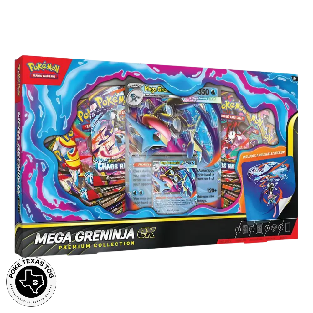 Pokemon Mega Greninja ex Premium Collection (Ship Sealed)