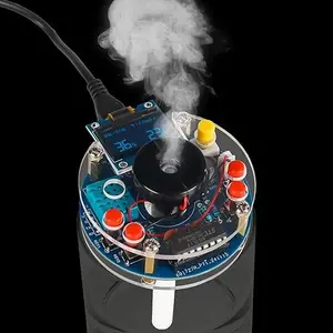 Humidifier Soldering Project Kit, OLED Display Soldering Project with Temperature & Humidity Control, Auto-Off Timer & Memory Function | STEM Electronics Learning Project for Circuit Practice