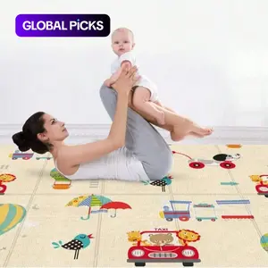Baby Crawling Mat Foldable Thick Waterproof Home Living Room Bedroom Learning Walk Anti-Fall Play Pad #GLOBAL PICKS