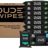 DUDE Wipes Flushable Wet Wipes - Fragrance-Free 8 Pack + Mint Travel Pack (402 Count) - Septic & Sewer Safe, Biodegradable, Gentle Formula - Extra Large Dispenser, Pre-Moistened Cleaning Cloths - Grooming for Men, Toilet Use, Pre-Moistened Cleaning Cloths
