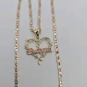 fashion  heart with thorns chain gold-plated  new style 20"inches