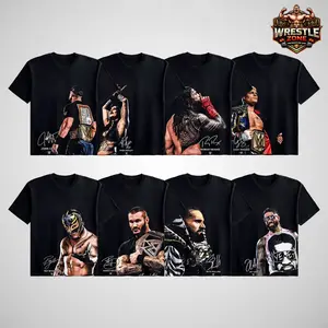 WWE Wrestlers Collection Tee, WWE Wrestlers Tshirt WWE Fan, WWE Superstars Tee, WWE Champions Sports Shirt, Gift for Him Gift For Her Crewneck Cotton Top
