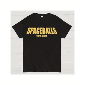 Spaceballs Movie Retro Vintage T-Shirt - Classic Sci-Fi Comedy Film Fan Tee, Comfortable Crew Neck Short Sleeve Graphic Shirt for Men and Women, Perfect Casual Wear and Gift for Movie Buffs grandma's favorite shirt trendy t-shirt