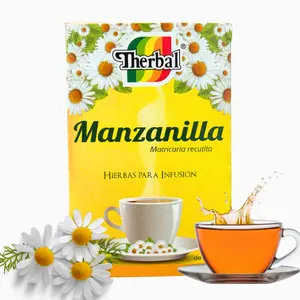 Therbal Chamomille Tea (Te de Manzanilla) - 25 Tea Bags (0.88oz per Tea Bag) - Herbal Tea - Beverage Natural Flavor