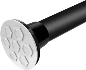 Heavy Duty No-Drill Tension Curtain Rod (102–120 Inch) – Adjustable Non-Slip Telescoping Rod, 200lbs Lab-Tested, Ideal for Bathroom, Bedroom & Laundry