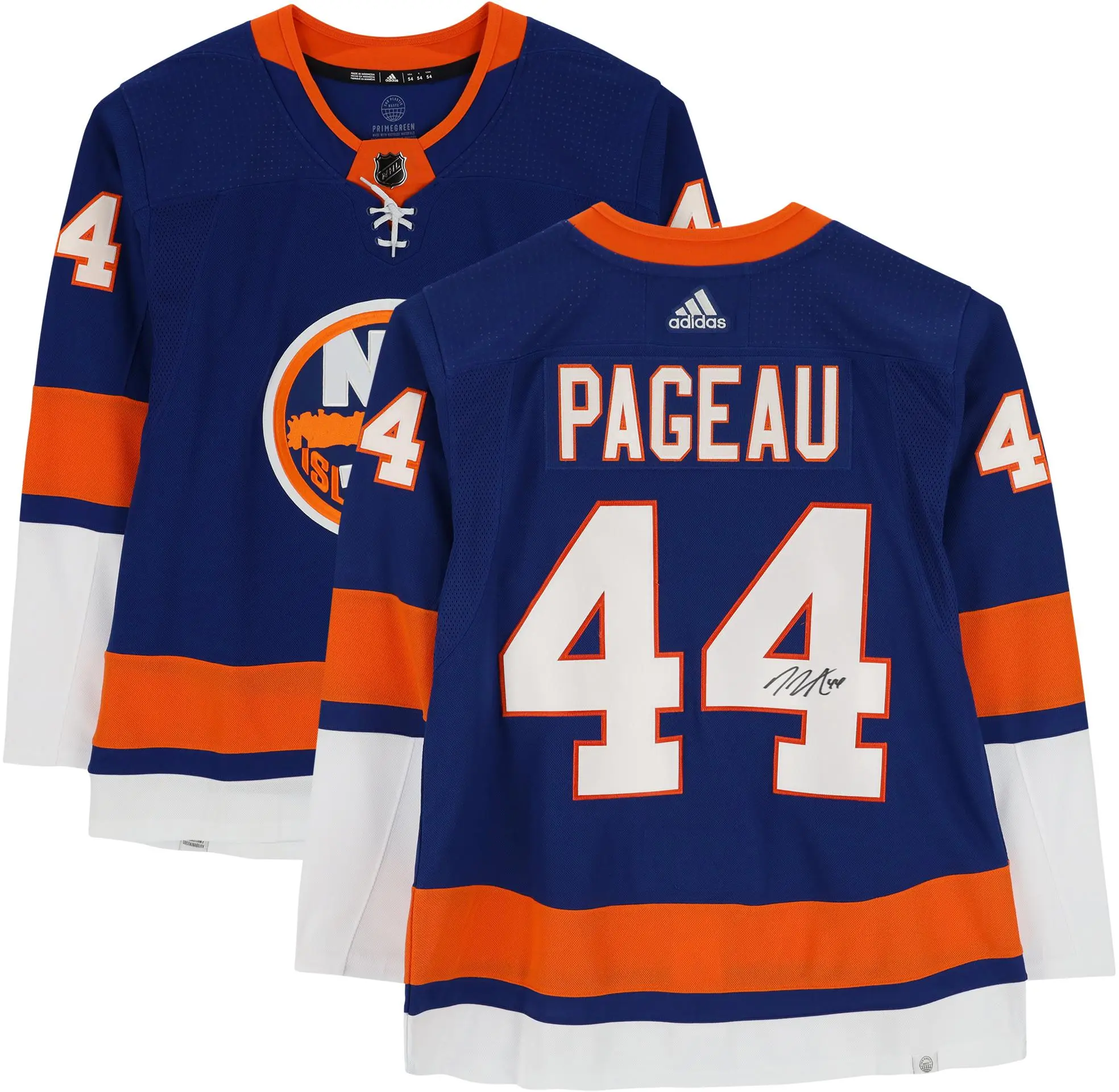 Jean-Gabriel Pageau New York Islanders Autographed Adidas Blue Jersey - Fanatics Authentic Certified