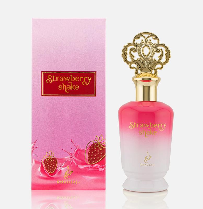 KHADLAJ STRAWBERRY SHAKE Eau de Parfum Spray for Women 3.4 Ounce
