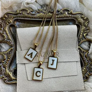 Pearl Initial Necklace