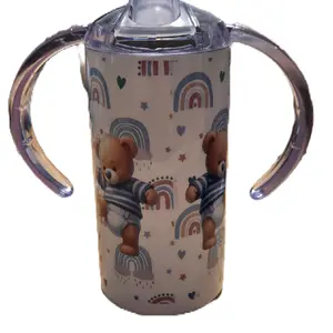 Customized Animal Sippy Cups for Kids - Personalized Design, Durable Material, Perfect for Travel and Daily Use
