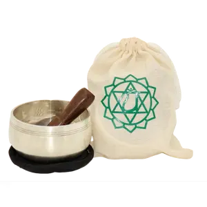 Heart Chakra Singing Bowl in Pouch