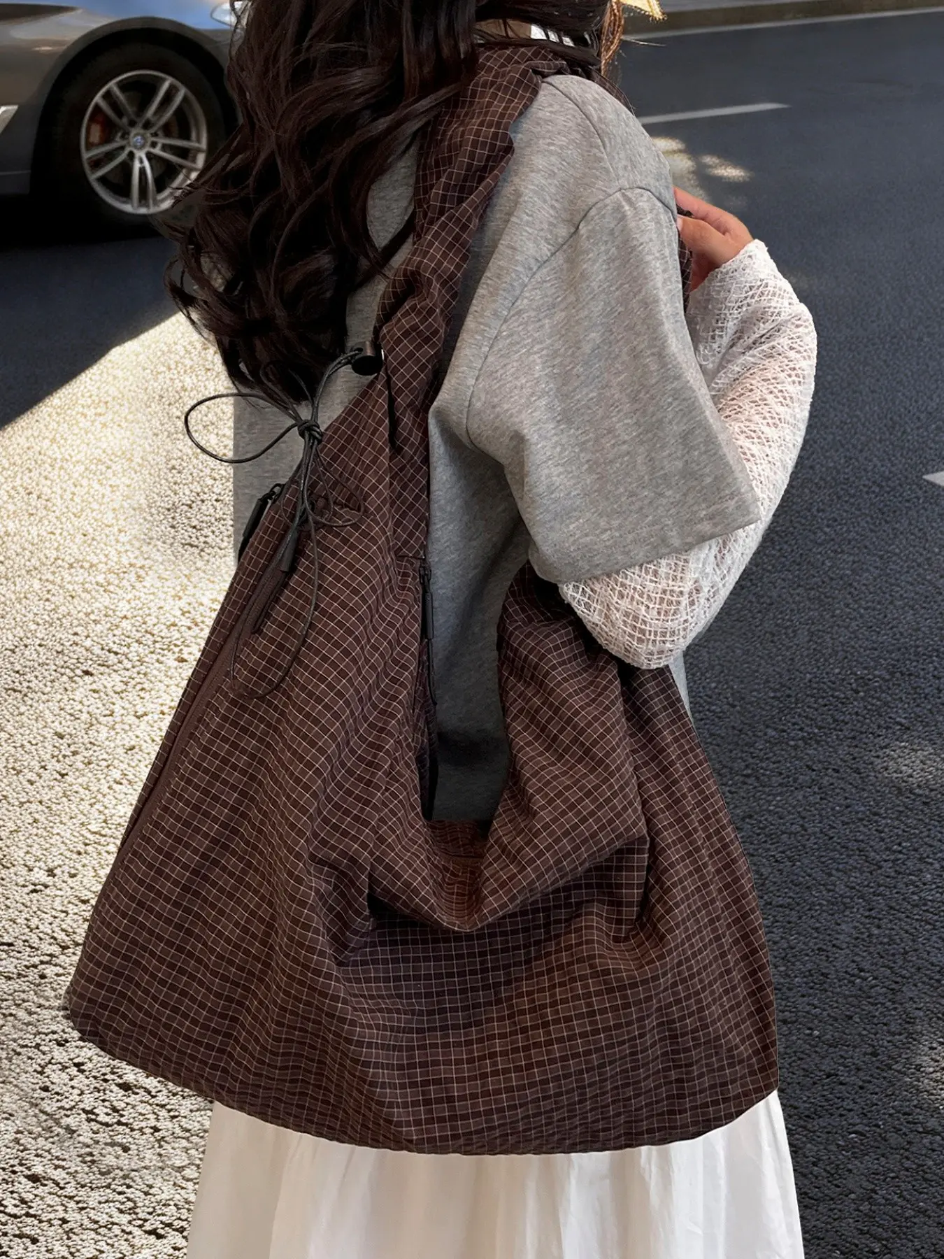 New Lazy Style Drawstring Underarm Bag, Large Capacity Casual Commute Shoulder Bag, Simple Versatile Women's Bag, Multiple Colors Available, Casual Crossbody Bag, Crossbody Purses, Everyday Crossbody Bag, Casual Trendy Bag