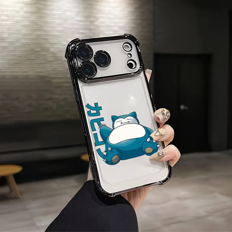 Cute Lazy Snorlax Aesthetic Design Pattern Casing For iPhone 17 16 15 14 13 12 Samsung 22 23 24 25 Plus Pro Max Ultra Soft Silicon TPU Shockproof Protector Vintage Unique Fashion Mobile Phone fashionable protective Case trendy gift pretty