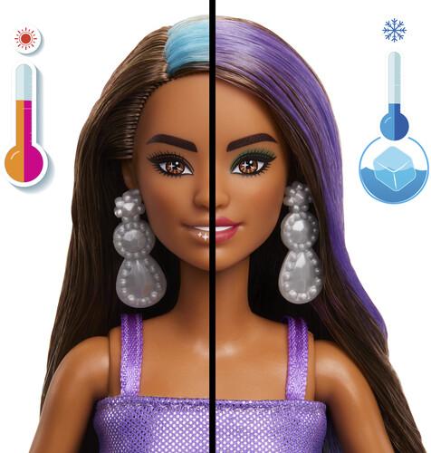 Mattel - Barbie Party Unboxed Glam Party Series Purple Sparkle Doll & Accessories  [Collectible Figurine/Statue/Bust] Paper Doll