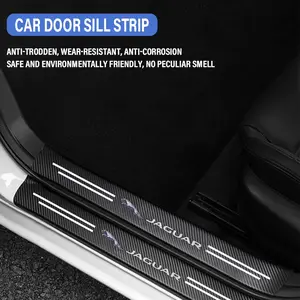 High-Quality Car Door Sill Protector Sticker, Waterproof Protection Film for Jaguar Cars, Automotive Decoration Accessory, Vehicle Exterior Decoration