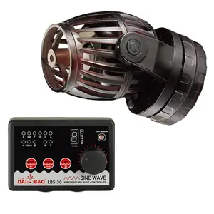 Aqua Dream LBS 24v DC Sine Wave Maker Pump 2400 GPH for Aquarium Coral Reef Ponds with Intelligent Digital Controller 6 Modes Customizable Flow - Water Ball Filter