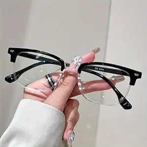 Rectangle Frame Reading Glasses, Lightweight Glasses for Women & Men, Fashion Eyeglasses for Work, Daily Clothing Decor, Classic Rectangle Frame