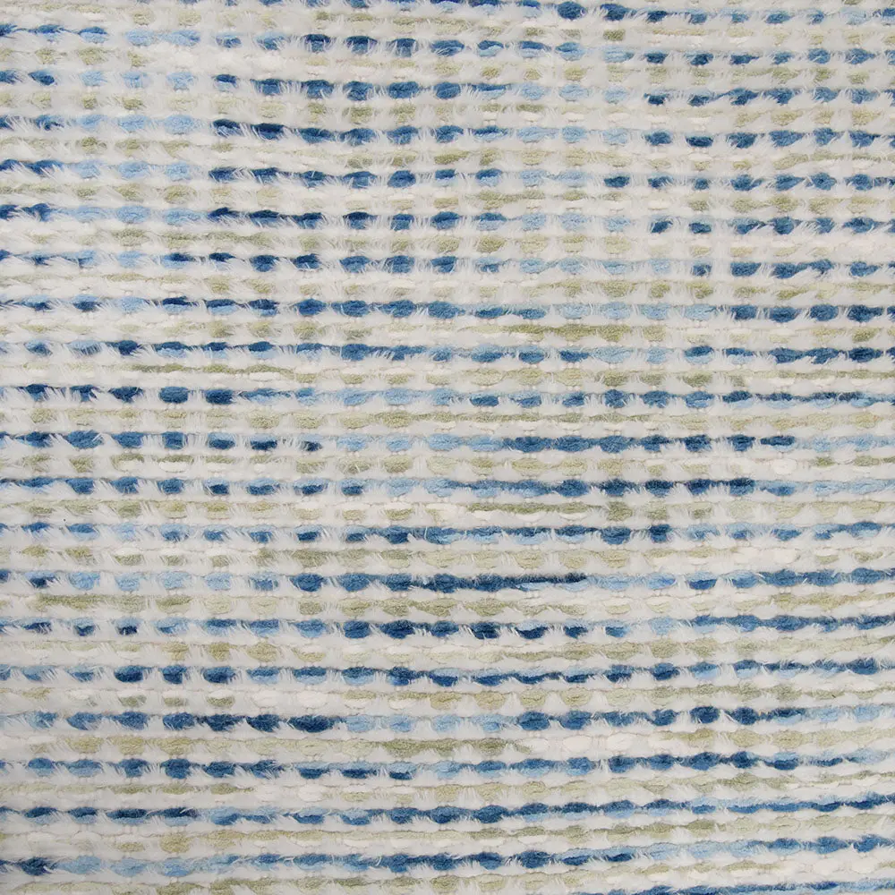 Tahoe Blue/Gold/Beige Fabric—Durable Blend, 54" Wide, Sold by the Yard