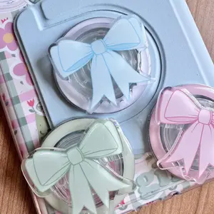 Coquette Kindle MagSafe Grip, Pink Blue Mint Bookish Phone Kindle, Kobo Grip, Cute Gift For Lover grip cute sticky  phone  grip grip holder