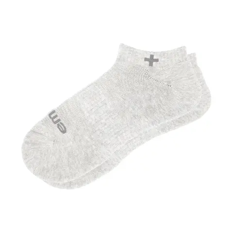 EMUAID Ionic Silver Socks Gray Unisex All Seasons Compression Day Layer Natural Anti-Odor Antimicrobial Technology Moisture-Wicking