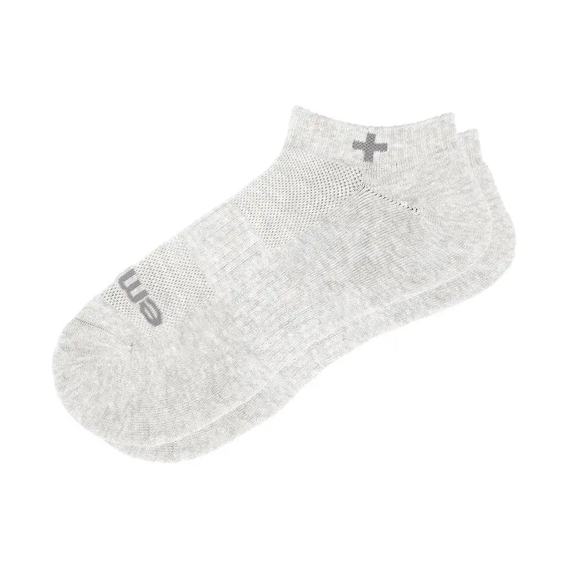EMUAID Ionic Silver Socks Gray Unisex All Seasons Compression Day Layer Natural Anti-Odor Antimicrobial Technology Moisture-Wicking