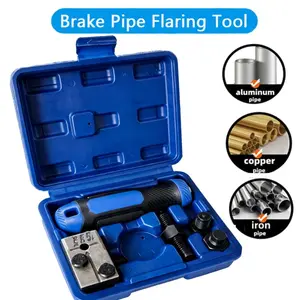 Double Expansion Brake Hose Clamp Kit, Car Brake Hose Expander Tool Set, Portable Disassembly Brake Repair Tools, Includes Toolbox
