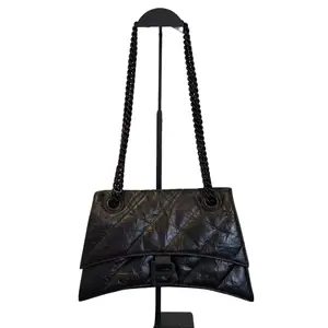 Pre-owned Balenciaga calfskin Shoulder Bags Crush Small Chain Bag Quilted BB28