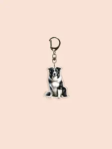 2D Acrylic Cute Tibetan Mastiff Keychain, Durable High-Quality Acrylic Bag Charm, Puppy Design, Pet Gift, Dog Wallet Pendant, Animal Necklace
