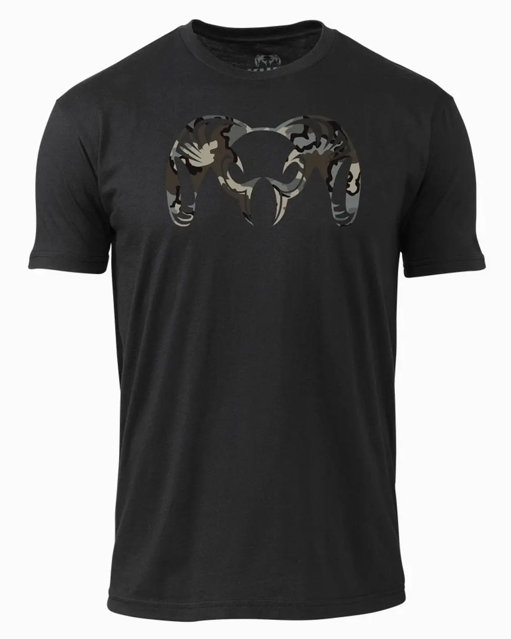 KUIU Camo Big Ram Logo T-Shirt, Big Horn Sheep Graphic Tee, Mountain Hunting Shirt, Camo Ram Logo T Shirt, Sheep Hunter Apparel, Wilderness Graphic T Shirt, Tactical Hunting Clothing, Hunter Gift for Men, Unisex Casual Graphic Tee