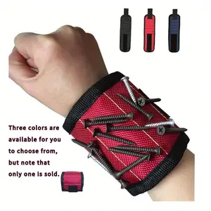 The Perfect Christmas Stocking Stuffer: Magnetic Wristband Tool Belt for Holding Screws, Nails, Drill Bits and More! Tool Pouch Tool Bag Organizer