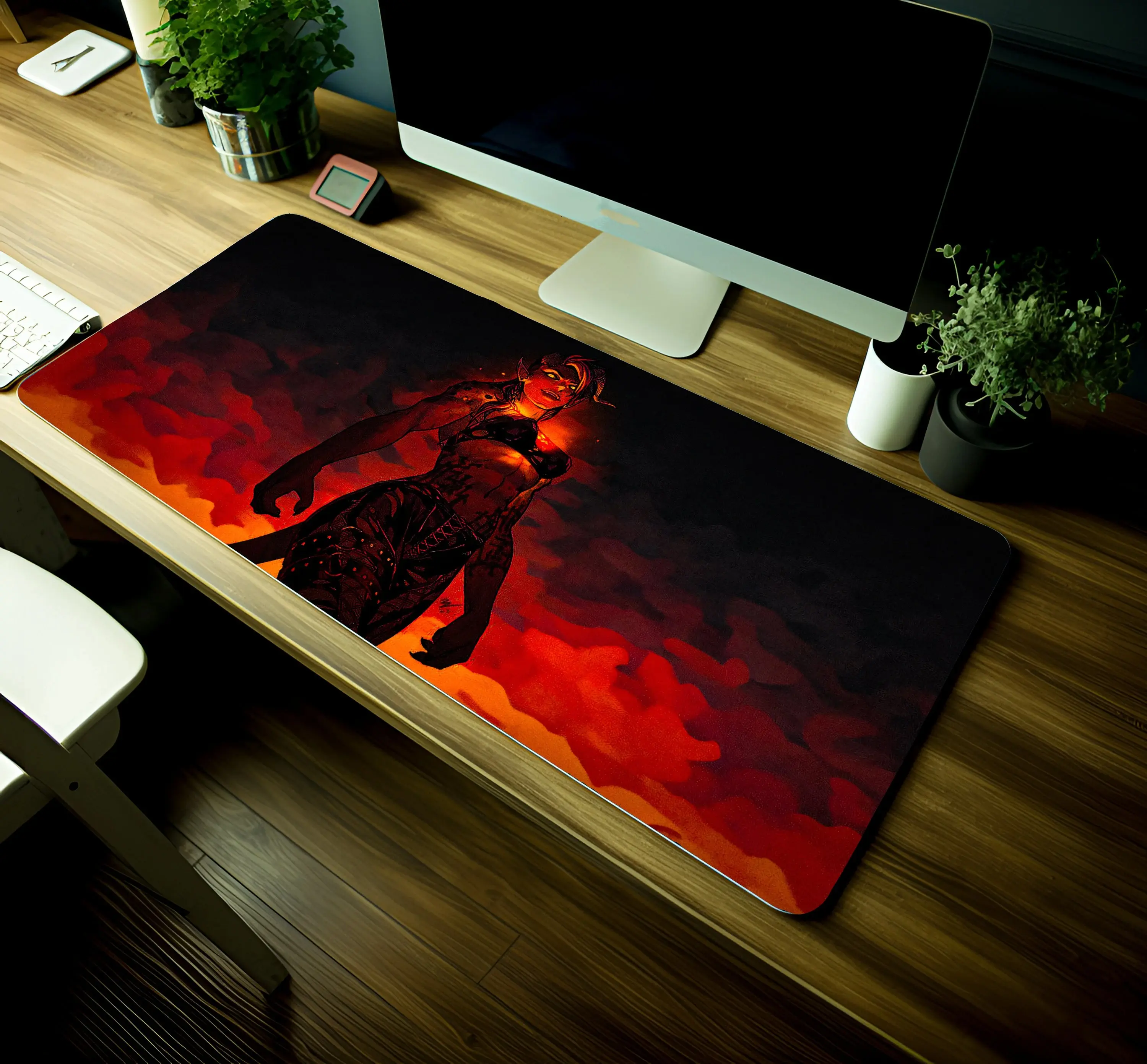 karlach baldur's gate 3 gaming mouse pad gift for gamers DOD games