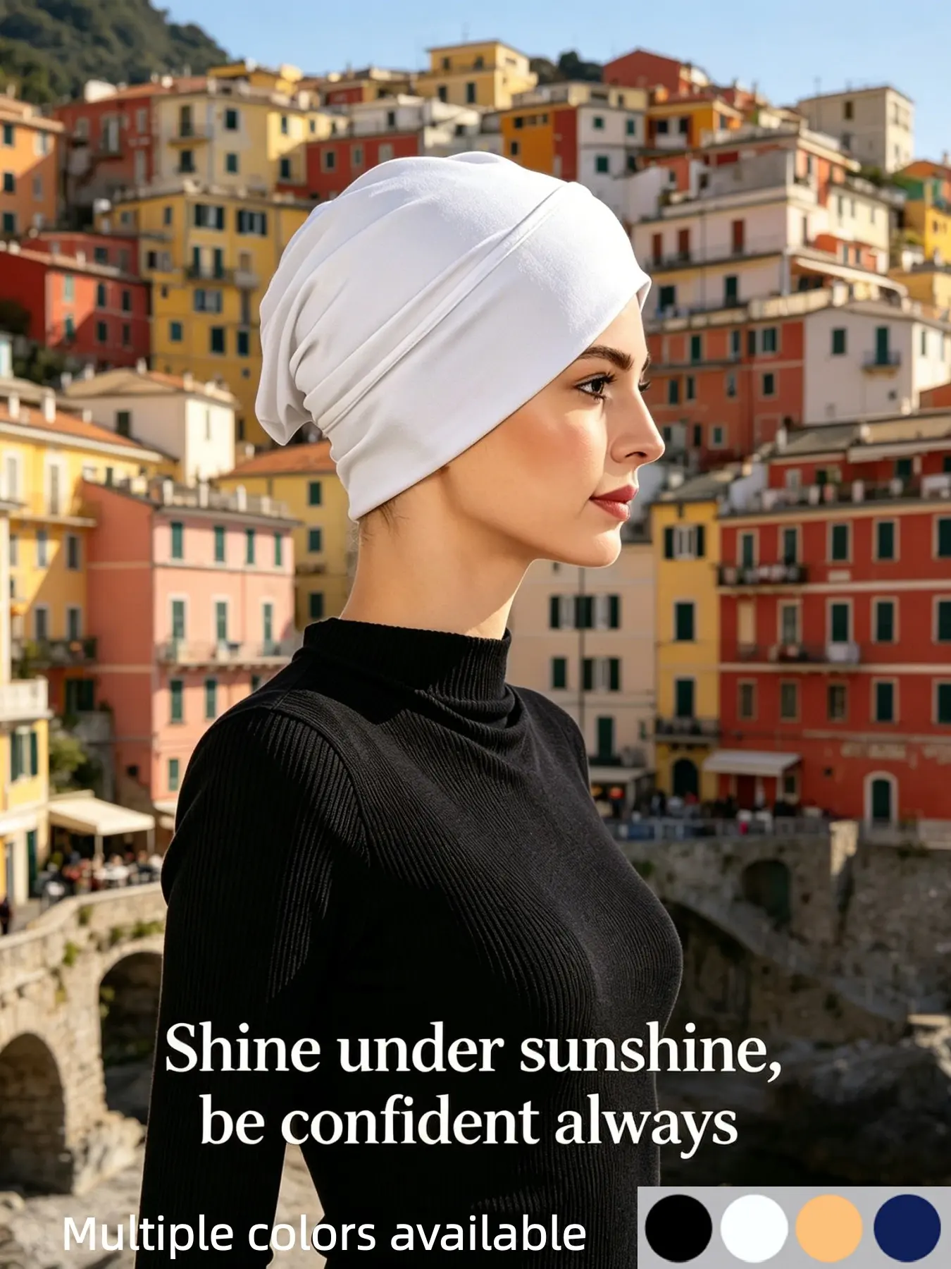 Tk Pure Color Inner Headscarf, Soft Skin-Friendly High Elastic Fabric, Versatile Design, Perfect Accessory for Any Occasion