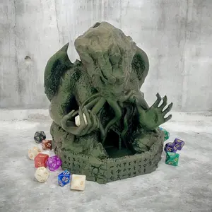 Dark Lord Cthulhu Dice Tower from Fate's End Dice Towers Terra & Cosmos Series by Kimbolt Creations