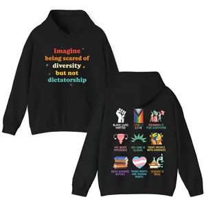 Imagine Being Scared Of Diversity But Not Dictatorship Shirt, Retro Political T-Shirt, Anti Trump Tee, Progressive Statement Shirt/Sweatshirt/Hoodie