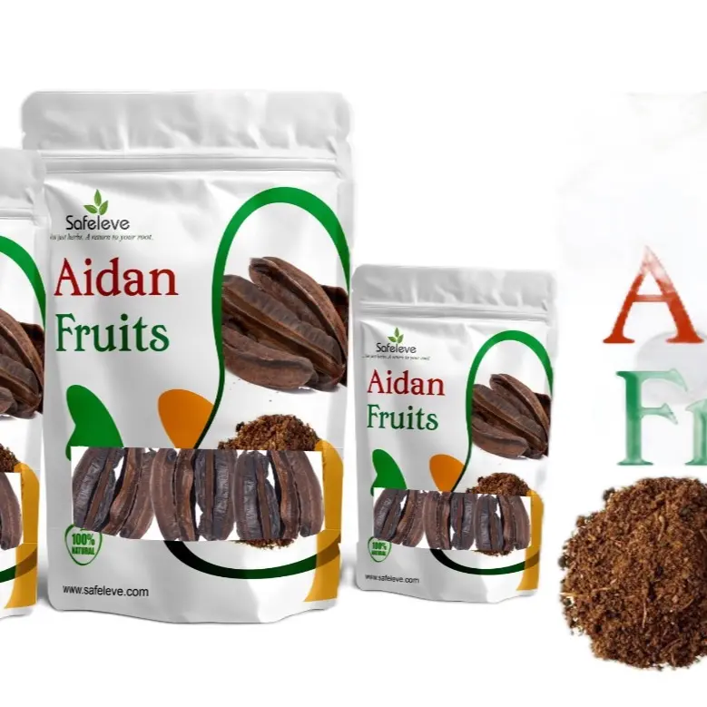 Aidan Pod Dried Herbal Tea Beverage - Organic West African Botanical Pods, Aden Fruit, Prekese, Puerkese Infusion (4 Pieces) for Adults, Cultural Study, Earthy Wellness, Ambient Cupboard Storage, DIY Projects, Natural Aroma & Rich Appearance