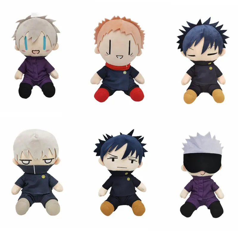 Jujutsu Kaisen Plush Doll Gojo Yuji Megumi Anime Stuffed Toy Gift