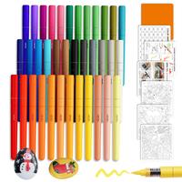 36 Colors with Colorful pen barrel