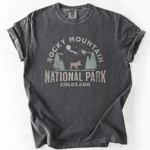 Rocky Mountain National Park, Nature, Outdoors, Camping, Hiking, Comfort Colors T-Shirt, Women's Comfort Colors Tee