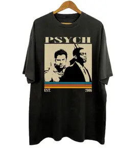 The Psych Shirt, Psych Tv Series Shirt, Retro Film Shirt, Vintage Shirt, Retro Shirt, Classic Shirt, Gifts for him, Trending T-shirt