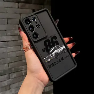 Anime Initial D Hot New Phone Case for Samsung Galaxy S25, S24, S23, S22, S21, S20 FE Ultra Plus 4G/5G - Soft TPU Shockproof Back Cover