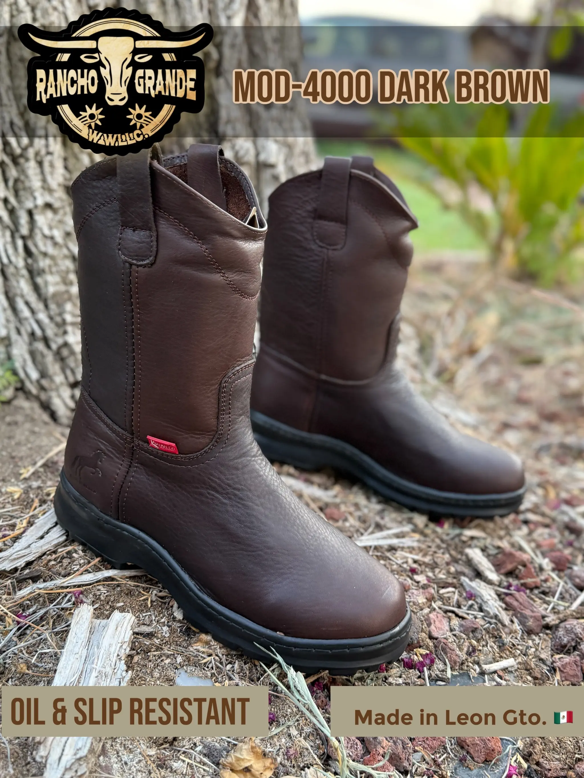 Women Oil & Slip Resistant Light weight Work Boots / Botas de Trabajo para Mujer