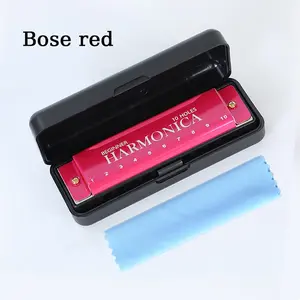 Luxury Harmonica C Tuning 10 Holes 20 Notes Suitable for Adults Beginners Professionals Half-Tone Blues Harp Ideal Gift