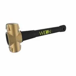 Wilton 825-90616 Unbreakable Handle Brass Sledge Hammers, 6 lbs.