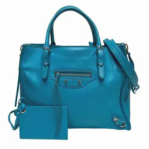 Pre-owned Balenciaga Calfskin Shoulder Bags Papier Mini Leather 2way Bag