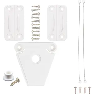 - Small White Igloo Cooler Repair Kit and Lid Strap Combo Kit Includes Two Hinges, One Latch with Post and Two Stainless Steel LId Straps