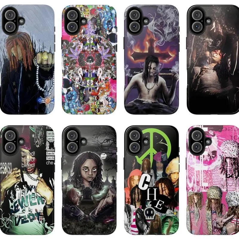 Che Rapper Phone Case, Underground Hip Hop Aesthetic Fan Gift Protective Cover, Compatible with iPhone 11-17 Pro Max/Plus and Samsung Galaxy S23-25