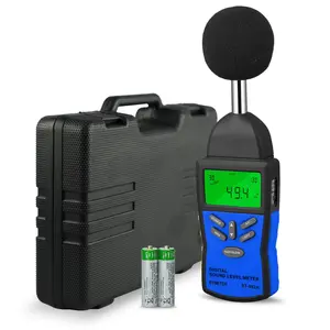 Sound Meter Tester for 30~130 dB Noise Volume Measurement with A/C Fast/Slow Weighting Large Backlight Display BT-882A Reader