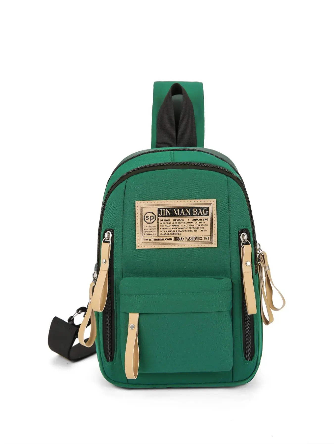 Women's Casual Fanny Pack, Solid Color Patched Design Sling Bag For Daily Use, Outdoor