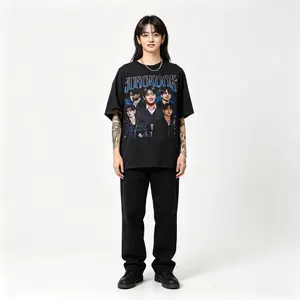 Limited JK 90s Bootleg Vintage T-Shirt – JK Kpop Streetwear Classic Tee, JK Gifts For Women and Men Unisex T-Shirt, Graphic Streetwear Tee, Casual Summer Camiseta, Everyday Outfit, Oversized Cotton Top, Trendy Fan Merch