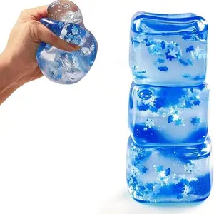 Cube Ice Maltose Pinching Music, Snowflake Pinching, Slow Rebound Stress Relieving Tool
